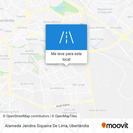 Alameda Jandira Siqueira De Lima mapa