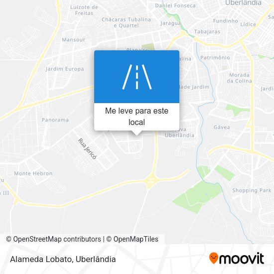 Alameda Lobato mapa