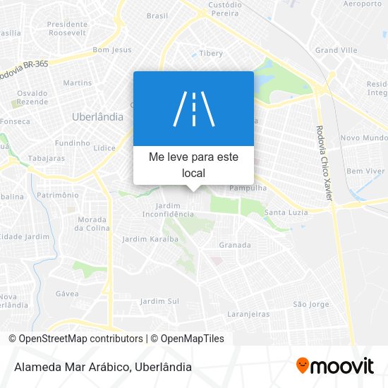 Alameda Mar Arábico mapa