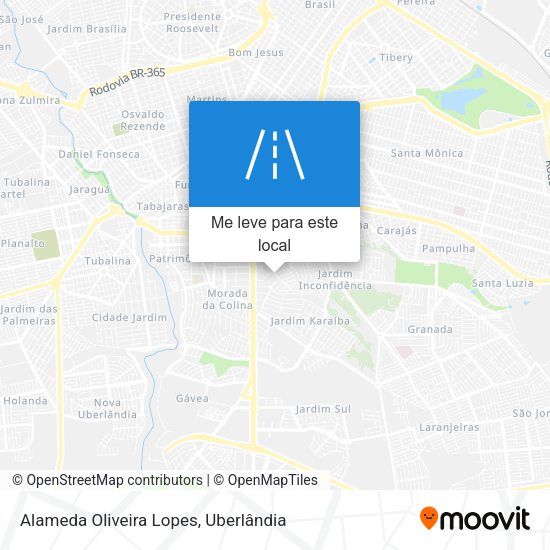 Alameda Oliveira Lopes mapa