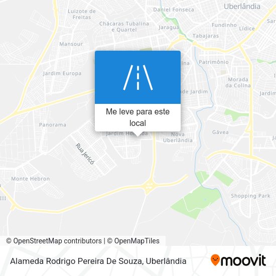 Alameda Rodrigo Pereira De Souza mapa