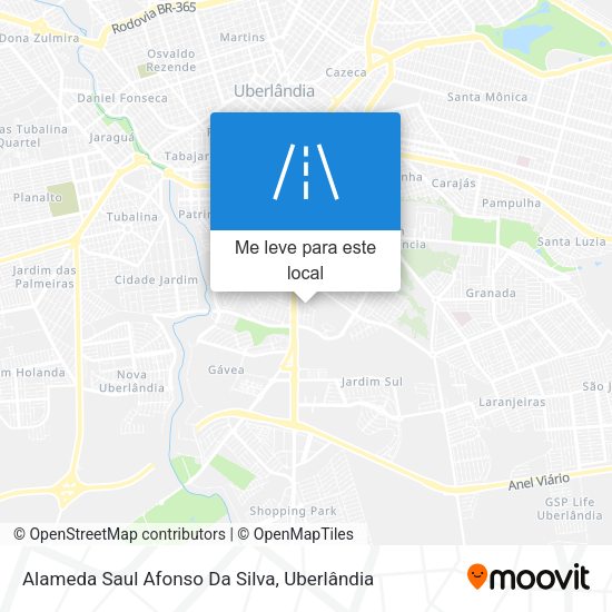 Alameda Saul Afonso Da Silva mapa