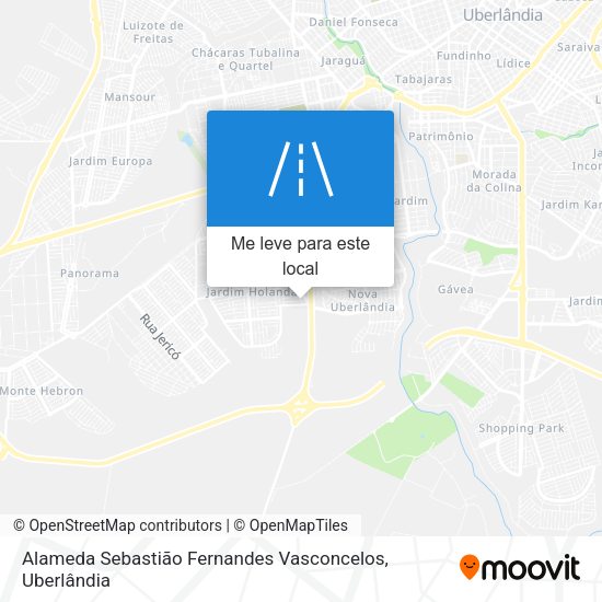 Alameda Sebastião Fernandes Vasconcelos mapa