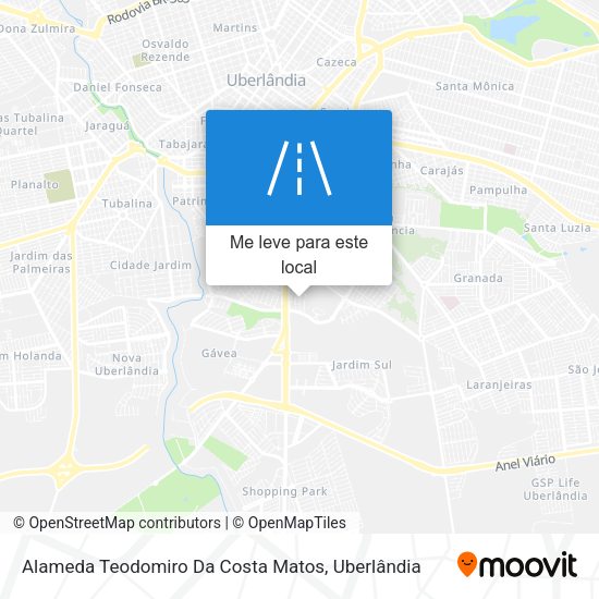 Alameda Teodomiro Da Costa Matos mapa