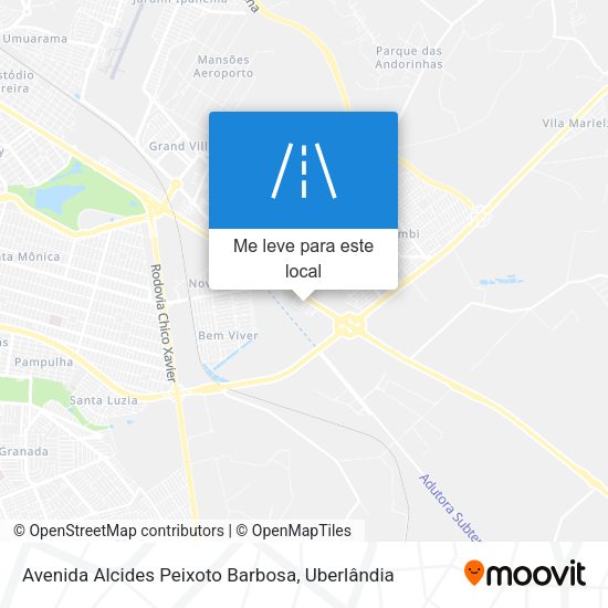 Avenida Alcides Peixoto Barbosa mapa