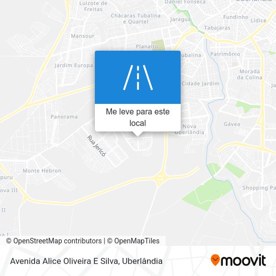 Avenida Alice Oliveira E Silva mapa