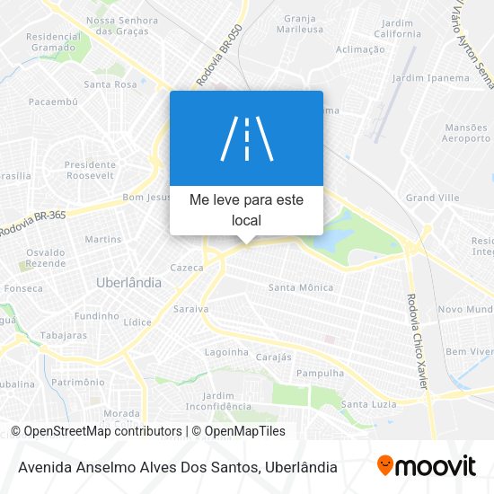 Avenida Anselmo Alves Dos Santos mapa