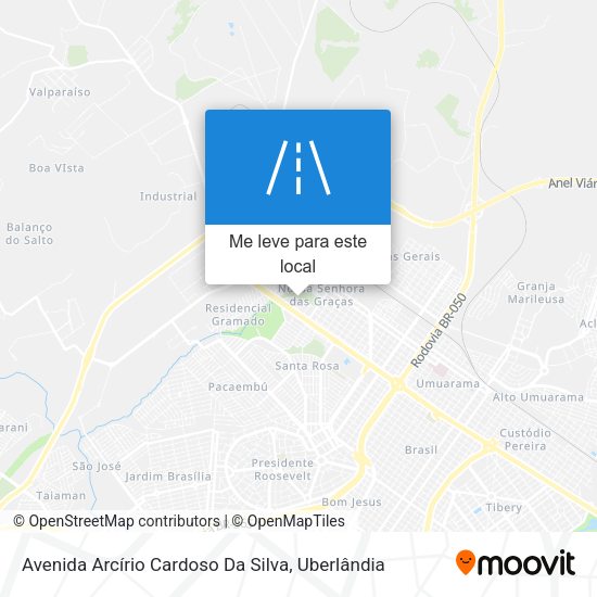 Avenida Arcírio Cardoso Da Silva mapa