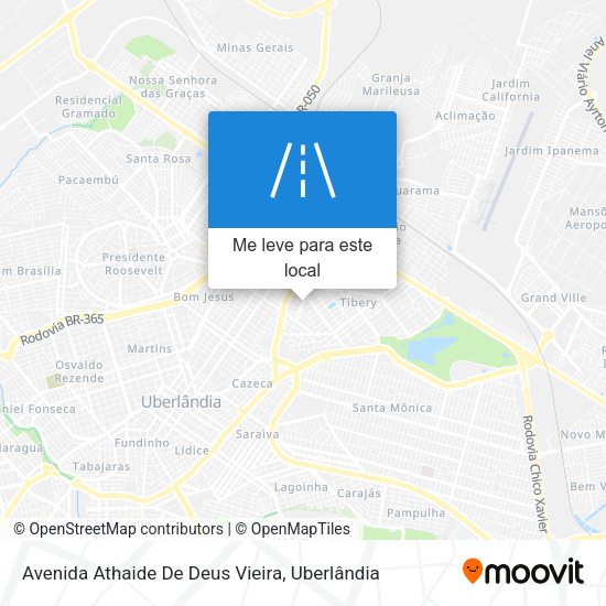 Avenida Athaide De Deus Vieira mapa