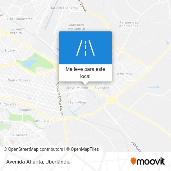 Avenida Atlanta mapa