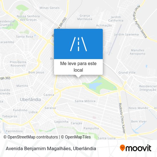 Avenida Benjamim Magalhães mapa