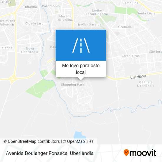 Avenida Boulanger Fonseca mapa