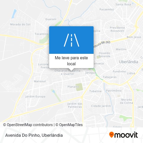 Avenida Do Pinho mapa