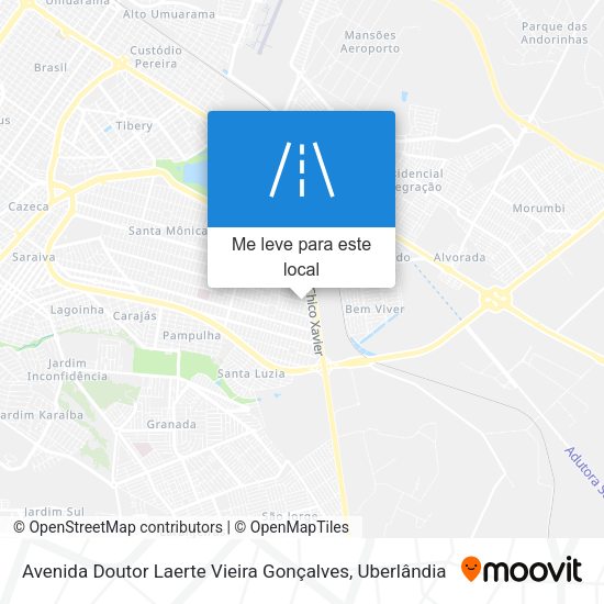 Avenida Doutor Laerte Vieira Gonçalves mapa