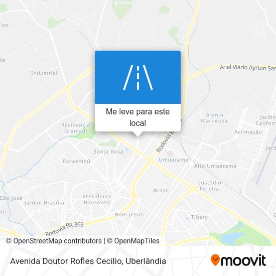 Avenida Doutor Rofles Cecilio mapa