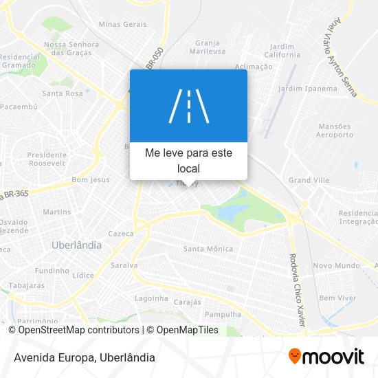 Avenida Europa mapa