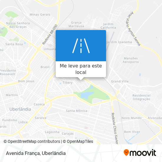 Avenida França mapa