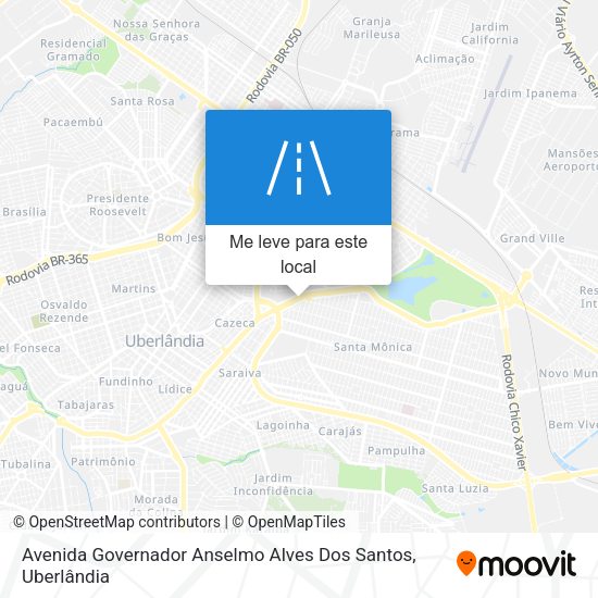 Avenida Governador Anselmo Alves Dos Santos mapa