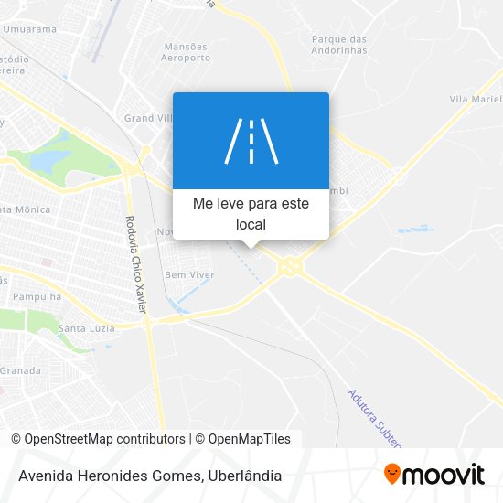 Avenida Heronides Gomes mapa