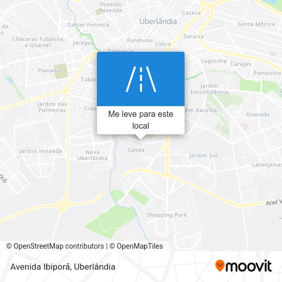 Avenida Ibiporã mapa