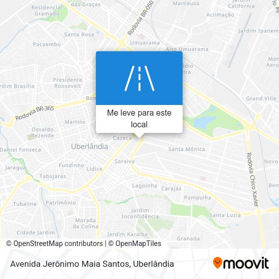 Avenida Jerônimo Maia Santos mapa