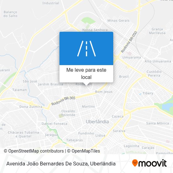 Avenida João Bernardes De Souza mapa