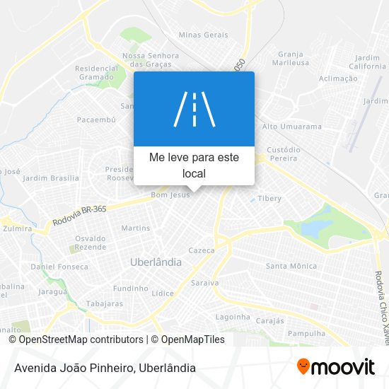 Avenida João Pinheiro mapa