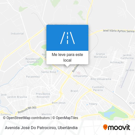 Avenida José Do Patrocínio mapa