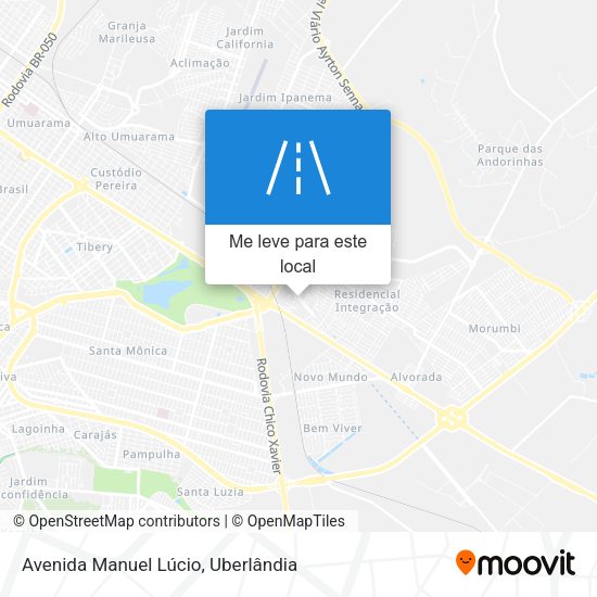 Avenida Manuel Lúcio mapa
