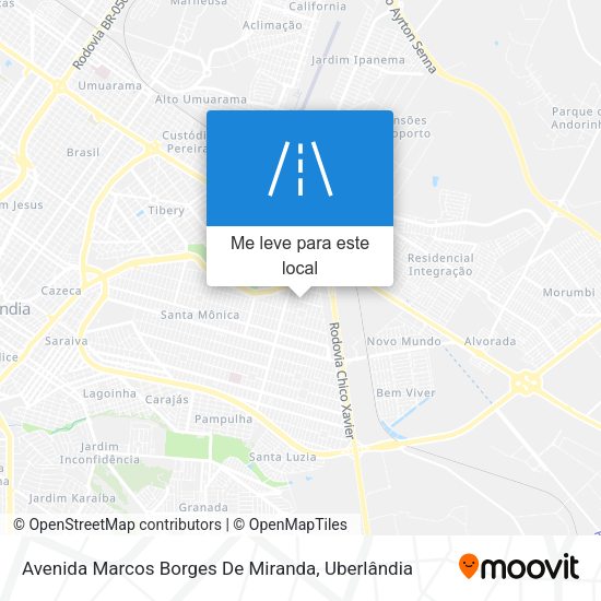 Avenida Marcos Borges De Miranda mapa