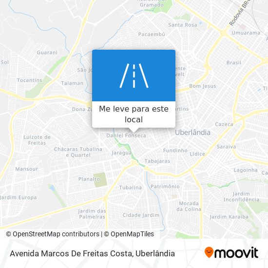 Avenida Marcos De Freitas Costa mapa