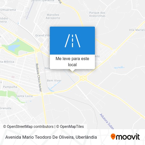 Avenida Mario Teodoro De Oliveira mapa