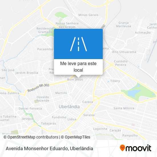 Avenida Monsenhor Eduardo mapa