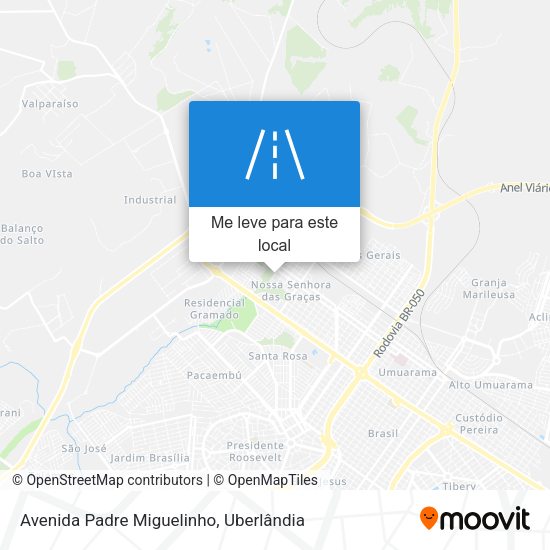 Avenida Padre Miguelinho mapa