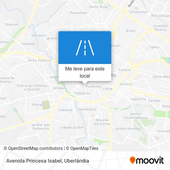 Avenida Princesa Isabel mapa