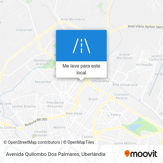 Avenida Quilombo Dos Palmares mapa