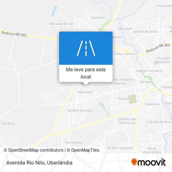 Avenida Rio Nilo mapa