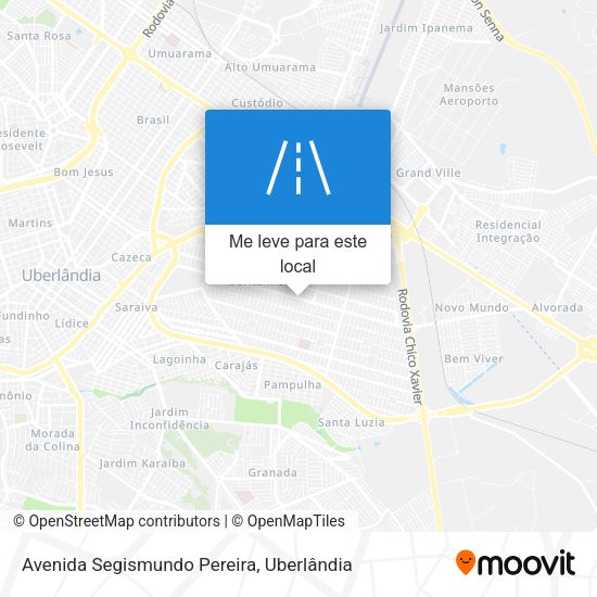 Avenida Segismundo Pereira mapa