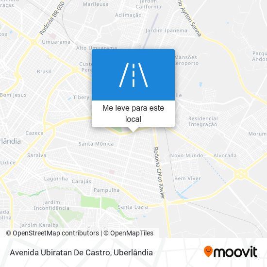 Avenida Ubiratan De Castro mapa