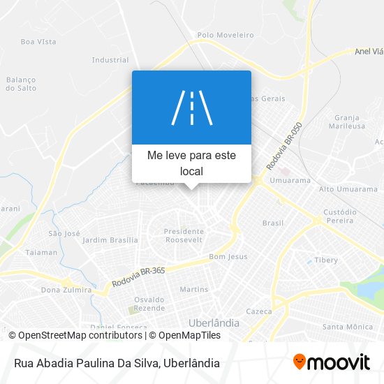 Rua Abadia Paulina Da Silva mapa