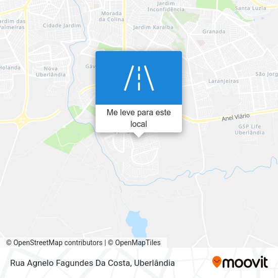 Rua Agnelo Fagundes Da Costa mapa