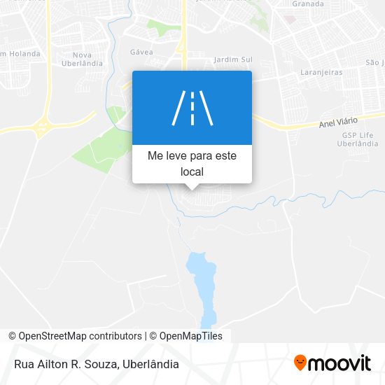 Rua Ailton R. Souza mapa