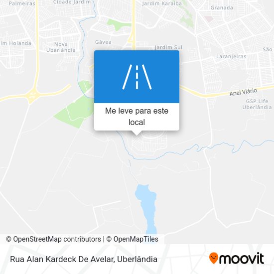 Rua Alan Kardeck De Avelar mapa