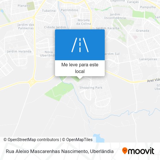 Rua Aleixo Mascarenhas Nascimento mapa