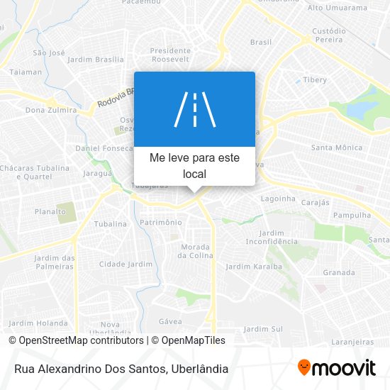 Rua Alexandrino Dos Santos mapa