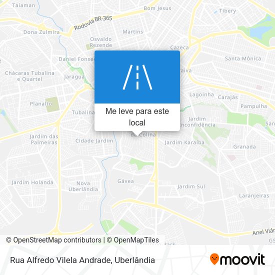 Rua Alfredo Vilela Andrade mapa