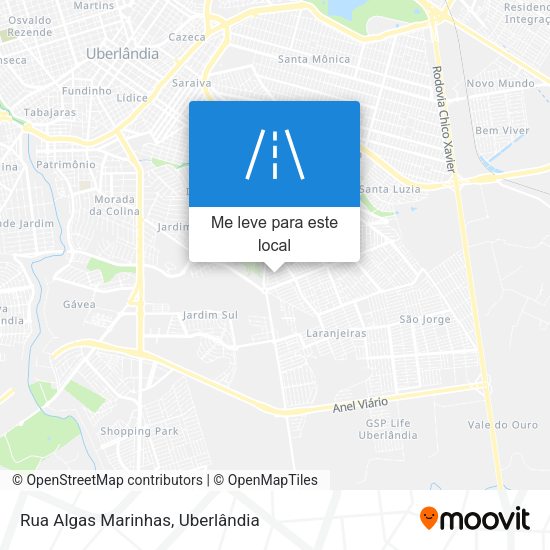 Rua Algas Marinhas mapa