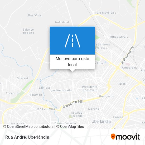 Rua André mapa