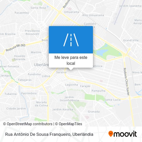 Rua Antônio De Sousa Franqueiro mapa
