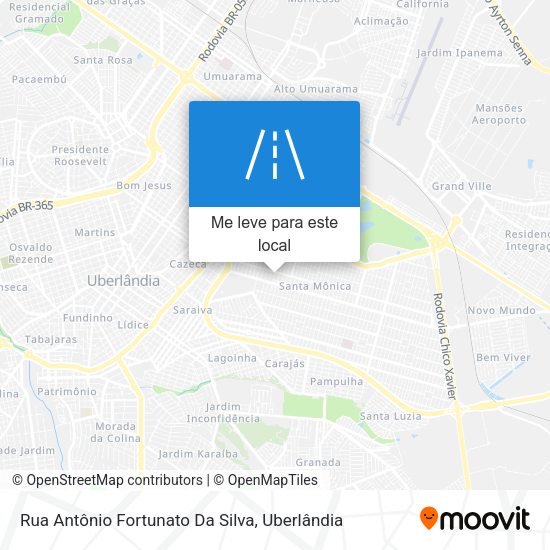 Rua Antônio Fortunato Da Silva mapa